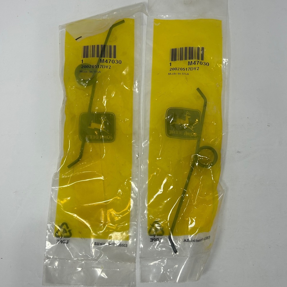 John Deere M47030 Discharge Chute Spring Genuine OEM Part USA Made Lot Of 2